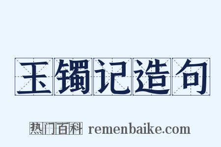 玉镯记造句是什么意思的图片